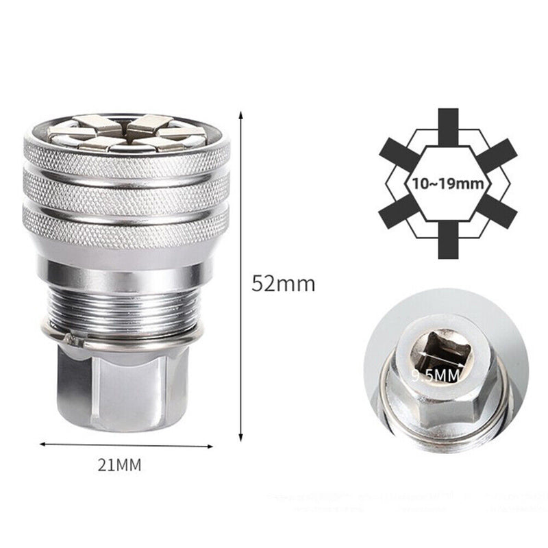 Multifunctional Steel Electric Drill Ratchet Tensioner Adapter Set Repair Tools