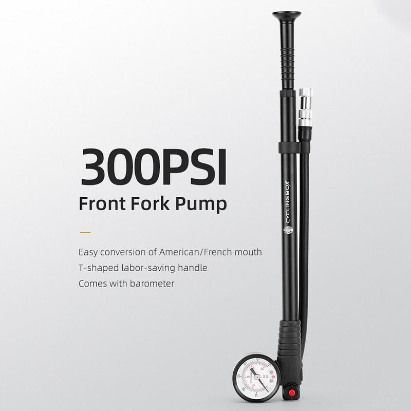 Portable 300PSI High Pressure Bike Tyre Pumps Universal Bicycle Tire Inflator