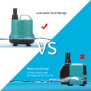 Fish Tank Submersible Pump Silent Filter Suction Feces Pump (EB A600 8W) Newly