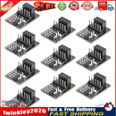 10pcs 3.3V Wireless Adapter Module Socket Adapter Board for 8Pin NRF24L01 Newly