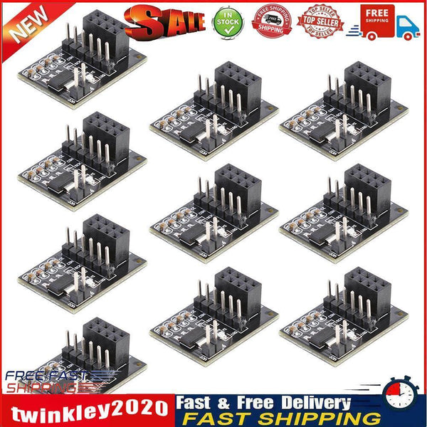 10pcs 3.3V Wireless Adapter Module Socket Adapter Board for 8Pin NRF24L01 Newly