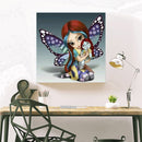 5D Diamond Painting Elf Girl Full Round Drill Mosaic Cartoon DIY (A2073) Newly