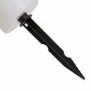 Solar Power Grave Lawn Light Flameless Electronic LED Candle Lamp (White) Newly