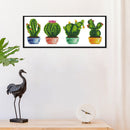 14CT Stamped Cross Stitch Kits DIY Plants Embroidery Mosaic Craft Artwork Dec