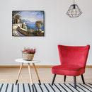 Hand Painted DIY Seaside Corridor Painting By Numbers Kit Canvas Oil Art Picture