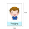 Emotional Words Mood Flash Cards For Kids English Educational Learning 2021 N5S7