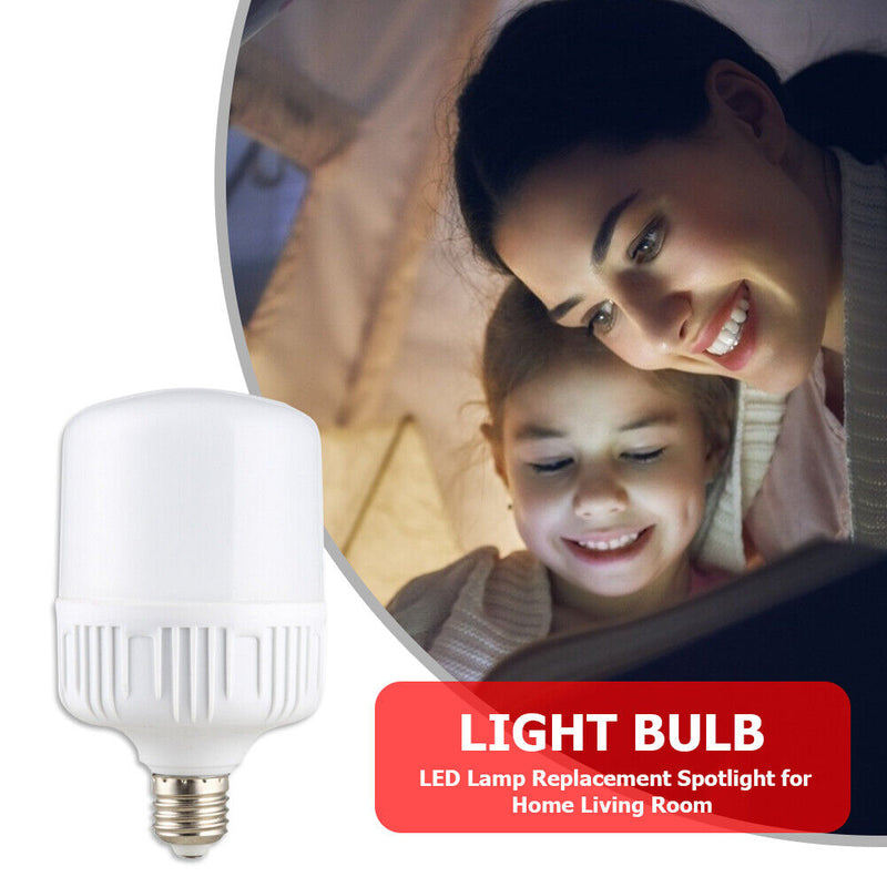50W LED Lamp E27 Light Bulb Replacement Spotlight for Home Living Room  Newly