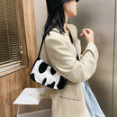 Women Plush Shoulder Underarm Bag Autumn Fashion Portable Handbag Clutch Totes