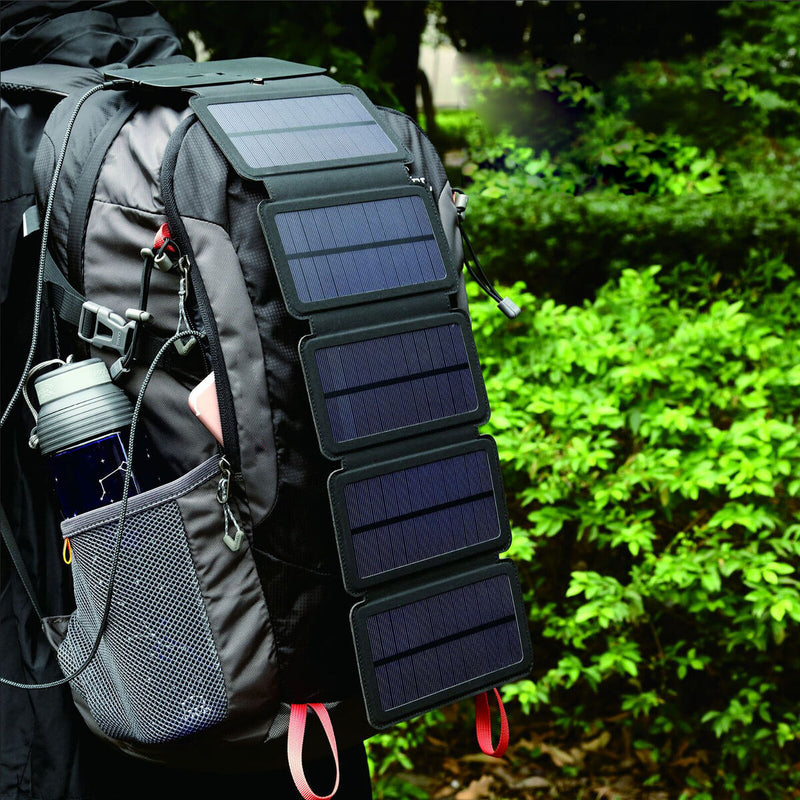 20W 5V Foldable USB Solar Panel Solar Cell Outdoor Mobile Power Battery Cha