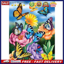 Digital Picture Butterflies Flowers Frameless Oil Painting By Number Handic