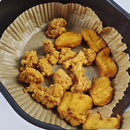 30pcs Air Fryer Steamer Paper Liners Baking Oil Paper Mat (Beige 16x4.5cm) Newly