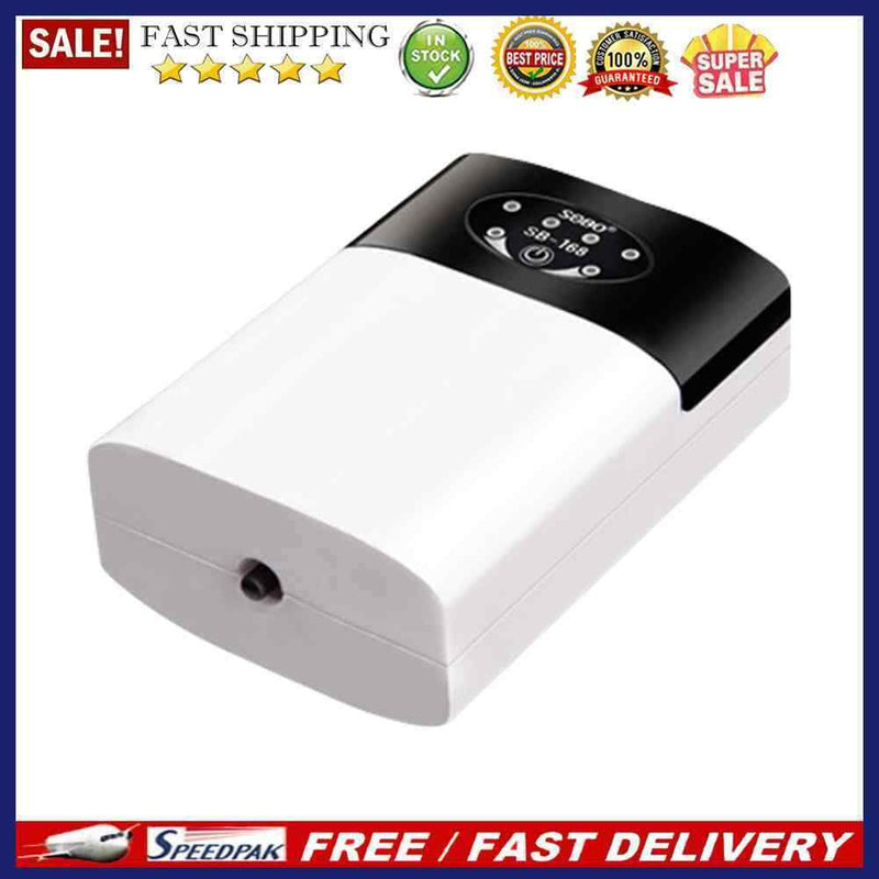 Aquarium Portable DC AC Oxygen Pump Ultra Silent Charging Aeration Oxygen P