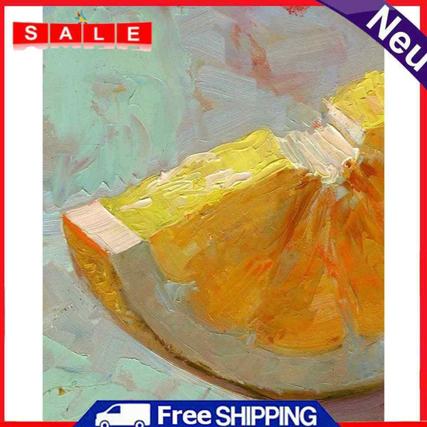 Oil Paint By Numbers Picture DIY Drawing Painting Fruits Art Crafts Decoration