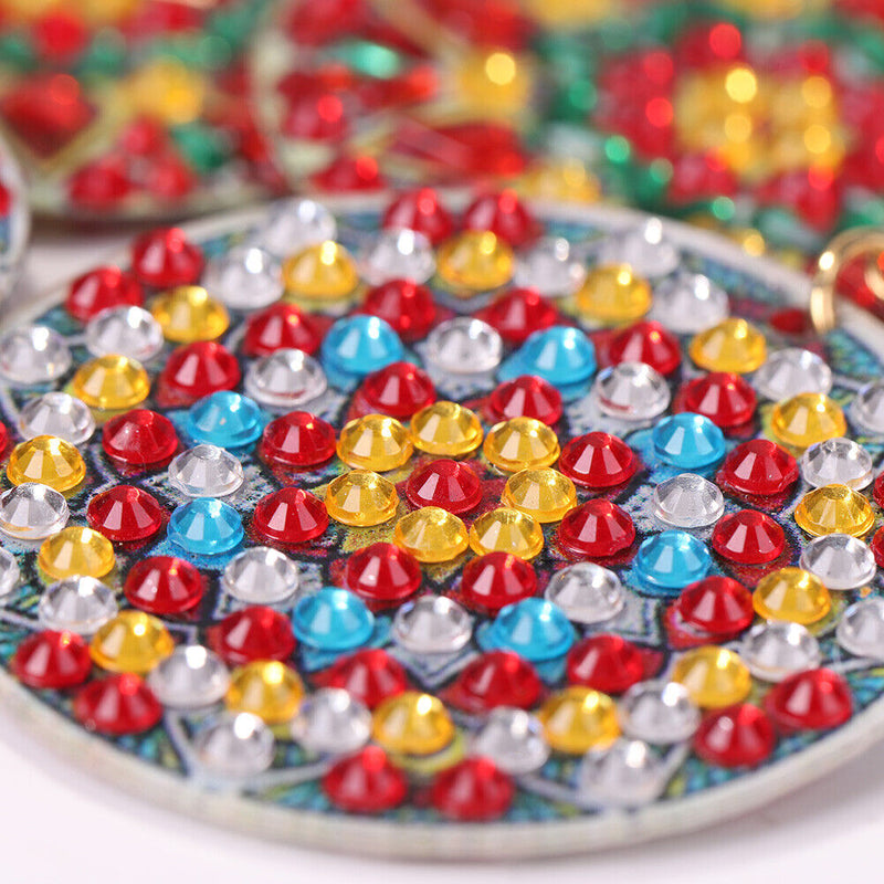 DIY Diamond Painting Mandala Patterns Stud Earrings for Women (RZ007)