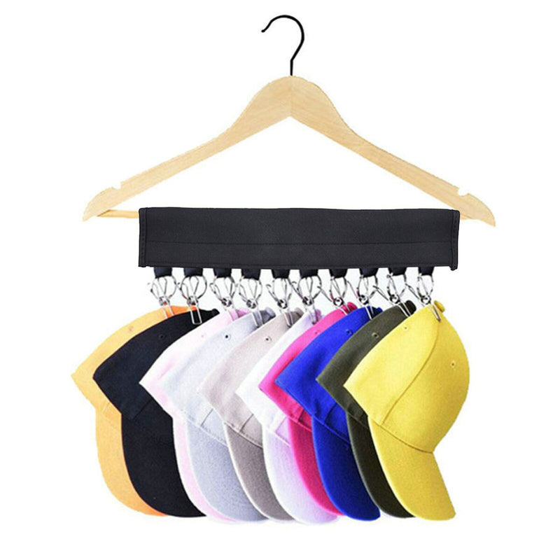 Cap Organizer Hanger Folding Hat Organizer Rack for Room Wall & Closet Display