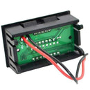 12V-60V Car Marine Motorcycle LED Digital Voltmeter Voltage Battery Sale F E6B4