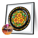 5D DIY Round Full Drill Diamond Painting Mandala Cross Stitch Craft Kit Wall