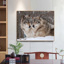 Full Embroidery Snow Wolf 3-Beach 11CT Printed Cross Stitch Cotton DIY Kit