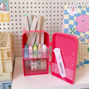 #A Refrigerator Shape Pen Holder Pencil Brush Storage Holder Desk Tidy Organizer