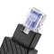 RJ45 Male To Female Converter 90 Degree Extension Adapter LAN Ethernet Connector