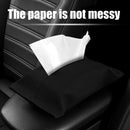 Car Tissue Box Auto Suede Paper Towel Backseat Napkin Case Storage (Black) Newly
