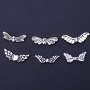 60pcs Angel Wings Butterfly DIY Decor Charm Jewelry Pendant Chain Necklace