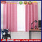 Stars Blackout Curtain Living Room Window Blind Shading Screen Drapes(Pink)