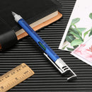 Multi-function Ballpoint Pen Phone Bracket Screwdriver Level Ruler (Blue) Newly