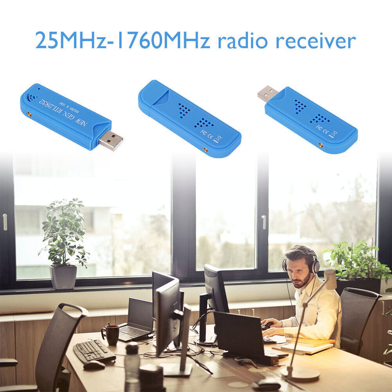 Mini Digital USB 2.0 TV Receiver DAB FM SDR RTL-SDR A300U Portable Tuner Dongle