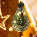 Christmas LED Tree Hanging Bulb Decoration Luminous Warm Light Pendant (2)