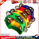 4pcs Hand Tambourine Drum Bell Jingles Percussion Kids Musical Game Toys Newly