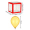 Xmas DIY Shooting props Christmas Balloon Box Party Supplies LED light string
