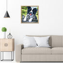 5D DIY Full Drill Diamond Painting Dog Cross Stitch Embroidery Mosaic Kit Newly