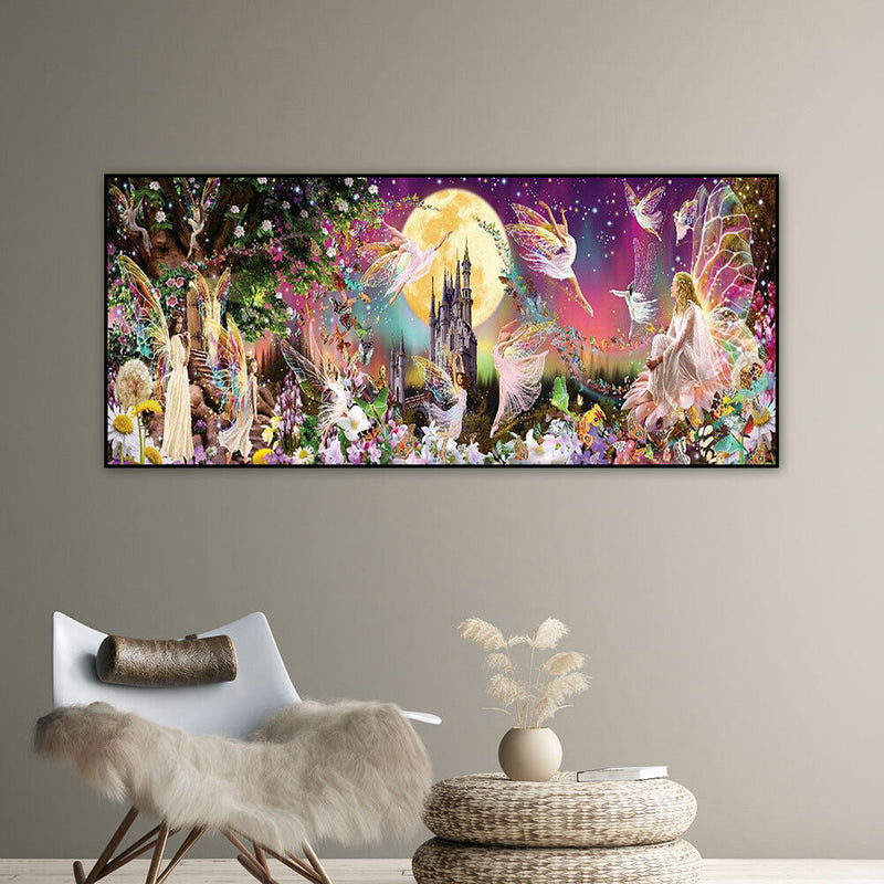 Butterfly Elves Oil Paint By Numbers Kits Canvas DIY Hand Painted Wall Picture