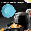 Silicone Air Fryer Liner Kitchen Baking Parchment Steamers Pads (Blue) Newly