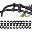 10PCS Bicycle Brake Cable Clips S Style Buckle Bike Derailleur Shift Line Classes