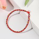 Bohemian Gift For Couple Red Rope Bracelet Jewelry Gifts Hand-woven Bracelet