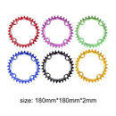 32T Bicycle Positive Negative Tooth Disc Single-disk Cycling Parts (Black)