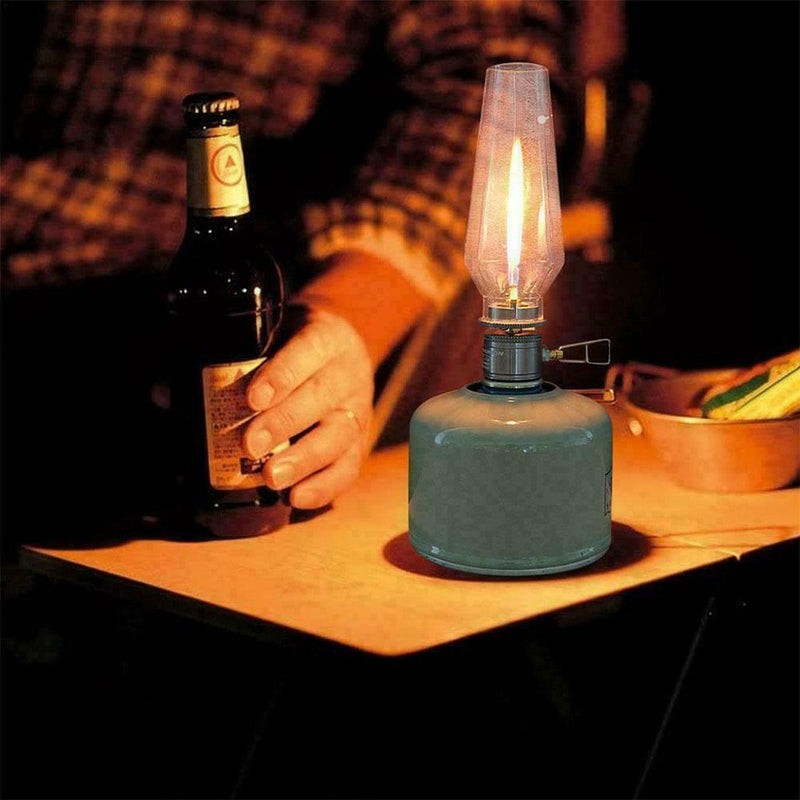 Outdoor Camping Lamp Lantern Gas Candle Lamp Tent Lantern F5H5 S3 Light H7 Z8B3