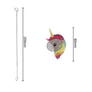 Diamond Drill Rainbow Collection Hang Crystal Prisms Wind Chime (Licorne 1)