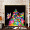 5D DIY Diamond Painting Kits Full Round Drill Colorful Cat Mosaic Picture