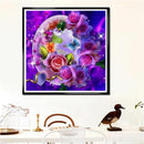5D DIY Full Drill Diamond Painting Gorgeous Flowers Cross Stitch Embroidery