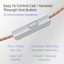 KZ EDC HiFi In-ear Wired Headphones Sports Gaming Earbuds with Mic (Color) Newly