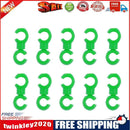 10pcs Bike Bicycle Brake Gear Cable S Style Clips House Hose Guide(Green)