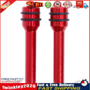 2pcs Universal Aluminum Interior Door Lock Knob Pins for Car Truck (Red) Newly