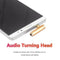 L-shape 3.5mm Male To Female Audio Converter Adapter Earphone Jack for Tablet PC