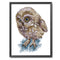 14CT Canvas Stamped Cross Stitch Kit Animal Cotton Thread Artwork DIY Needlework