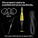 Fishing Float Set Line Double Hook Connector Electronic Fishing Tackle Tool