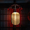 #A 25cm Waterproof Solar Lanterns Light Nylon Cloth Chinese Japanese Hanging Lam