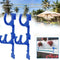 2PCS Plastic Holder Skimmers Pool Pole Hanger Garden Z0F6 Tools Hose Vacuum T2K6